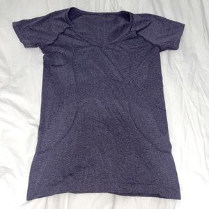 Plum purple athletic top